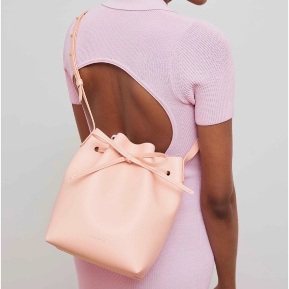 LAST ONE!! Mansur Gavriel Mini Saffiano Leather Bucket Bag - Picture 10 of 12